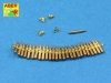 Aber 16047 50 cal. Ammunition with M2A1 box set for U.S. M2 Machine Gun 1/16